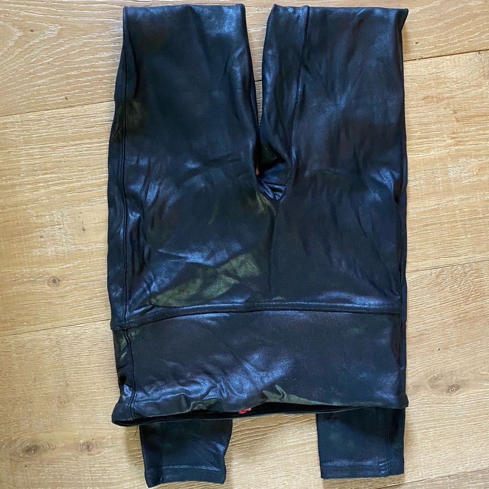 Spanx faux leather leggings